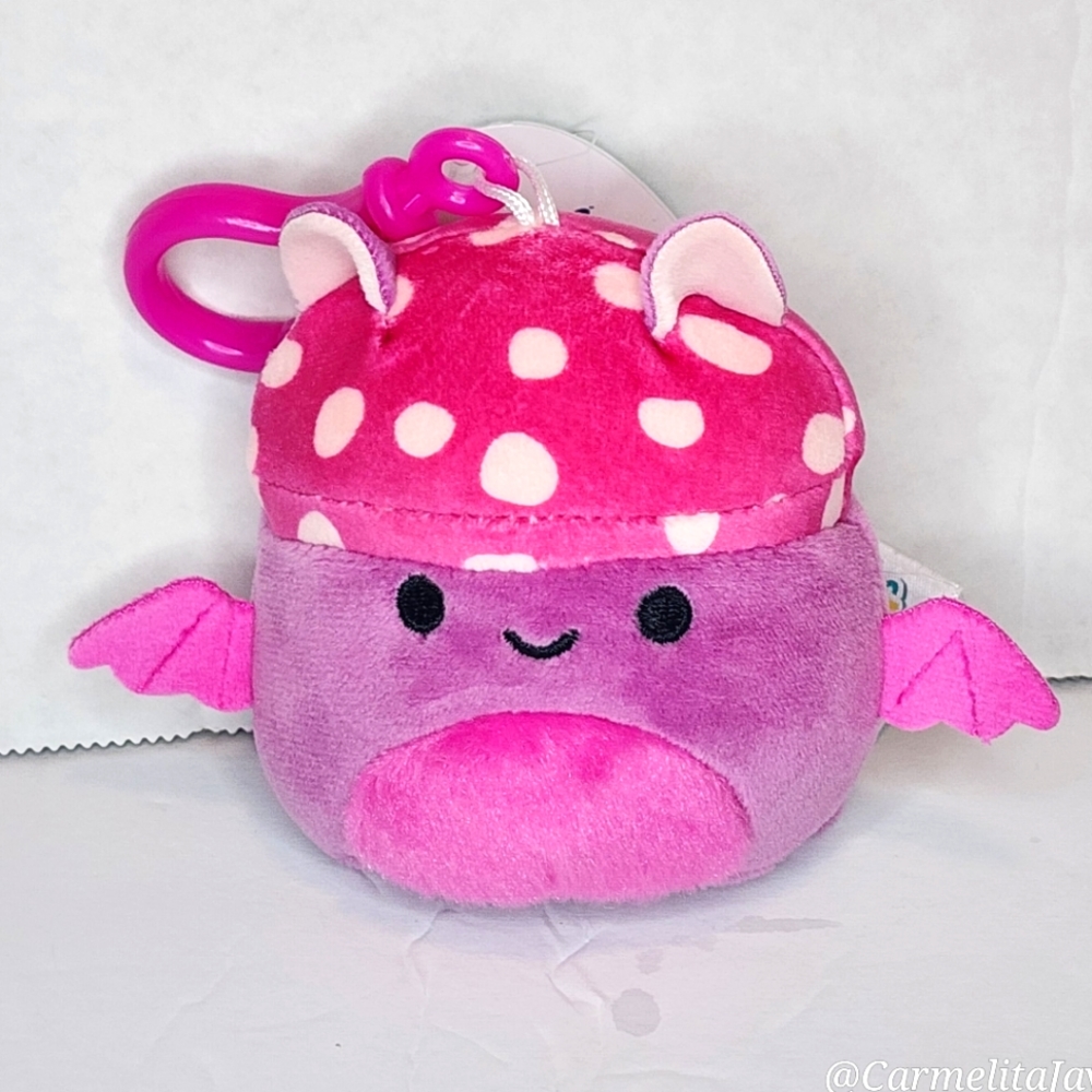 COSIMO 🍄 Mushroom Bat Clip Legendary Collection Original Squishmallow ☆ NWT ☆